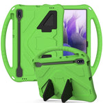 Guscio protettivo piatto anti caduta in EVA con supporto, For Sumsung Galaxy S7 FE T730 / T736, For Samsung Galaxy Tab S8+ / Tab S8 Plus /  Tab S7 FE / Tab S7+ T970/T975/T976