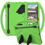 Guscio protettivo piatto anti caduta in EVA con supporto, For Sumsung Galaxy S7 FE T730 / T736, For Samsung Galaxy Tab S8+ / Tab S8 Plus /  Tab S7 FE / Tab S7+ T970/T975/T976