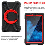 Custodia combinata antiurto con supporto per Galaxy Tab A7 Lite