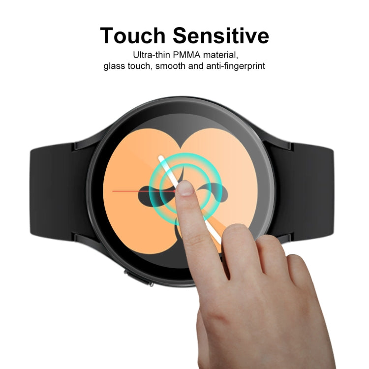 Per Samsung Galaxy Watch4 40mm ENKAY Hat-Prince 3D Full Coverage Soft PC Edge + Pellicola proteggi schermo PMMA HD, 1 PCS, 2 PCS, 5 PCS, 10 PCS