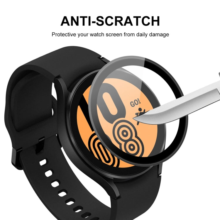 Per Samsung Galaxy Watch4 44mm ENKAY Hat-Prince 3D Full Coverage Soft PC Edge + Pellicola proteggi schermo PMMA HD, 1 PCS, 2 PCS, 5 PCS, 10 PCS
