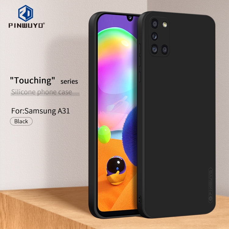 Custodia antiurto in TPU in silicone liquido serie Touching PINWUYO, For Samsung Galaxy A31, For Samsung Galaxy A21s, For Samsung Galaxy A32 5G, For Samsung Galaxy A42 5G, For Samsung Galaxy A52 4G/5G, For Samsung Galaxy A72 4G/5G                      ...