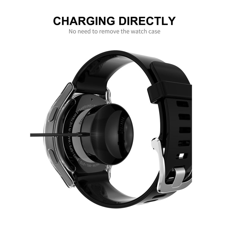 ENKAY Hat-Prince Full Coverage Custodia morbida trasparente TPU HD Clear Cover, For Samsung Galaxy Watch4 40mm, For Samsung Galaxy Watch4 44mm