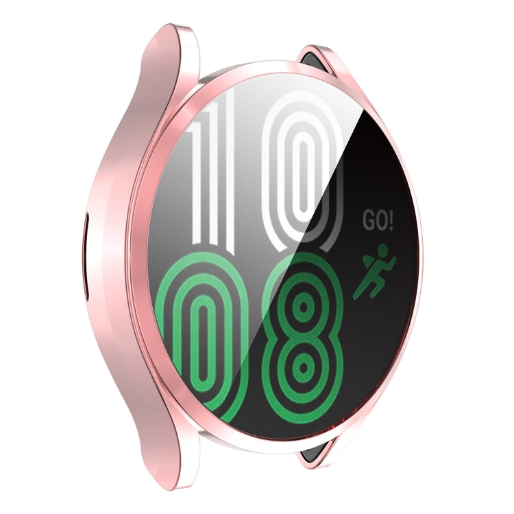 Per Samsung Galaxy Watch4 40mm ENKAY Hat-Prince Custodia morbida in TPU galvanizzato a copertura totale con protezione dello schermo