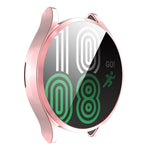 Per Samsung Galaxy Watch4 44mm ENKAY Hat-Prince Custodia morbida in TPU galvanizzato a copertura totale con protezione dello schermo