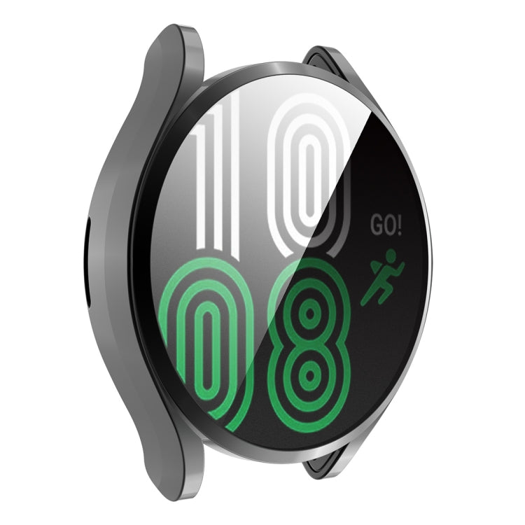 Per Samsung Galaxy Watch4 44mm ENKAY Hat-Prince Custodia morbida in TPU galvanizzato a copertura totale con protezione dello schermo