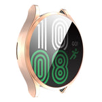 Per Samsung Galaxy Watch4 44mm ENKAY Hat-Prince Custodia morbida in TPU galvanizzato a copertura totale con protezione dello schermo