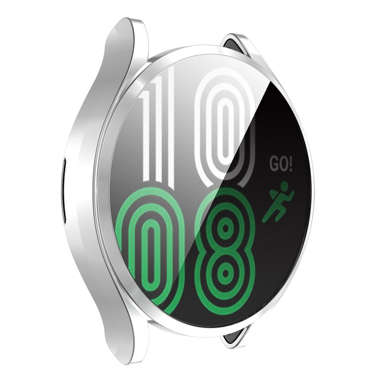 Per Samsung Galaxy Watch4 44mm ENKAY Hat-Prince Custodia morbida in TPU galvanizzato a copertura totale con protezione dello schermo