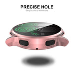 Per Samsung Galaxy Watch4 44mm ENKAY Hat-Prince Custodia morbida in TPU galvanizzato a copertura totale con protezione dello schermo