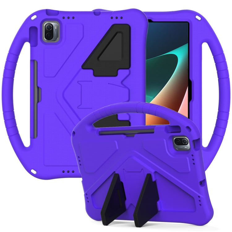 Guscio protettivo piatto anti caduta in EVA con supporto, For Xiaomi Pad 5 / Pad 5 Pro 2021
