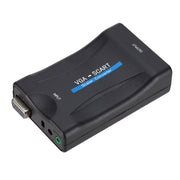 Adattatore convertitore audio video 1080P da VGA a SCART, VGA to SCART