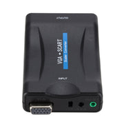 Adattatore convertitore audio video 1080P da VGA a SCART, VGA to SCART