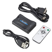 Adattatore convertitore audio video 1080P da VGA a SCART, VGA to SCART