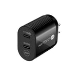 Caricabatterie rapido PD / Type-C a doppia porta da 40 W per serie iPhone / iPad, spina americana, US Plug