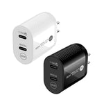 Caricabatterie rapido PD / Type-C a doppia porta da 40 W per serie iPhone / iPad, spina americana, US Plug