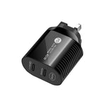 Caricabatterie rapido PD / Type-C a doppia porta da 40 W per serie iPhone / iPad, spina UK, UK Plug