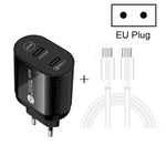 Caricabatterie rapido PD 40W doppia porta USB-C con cavo Type-C