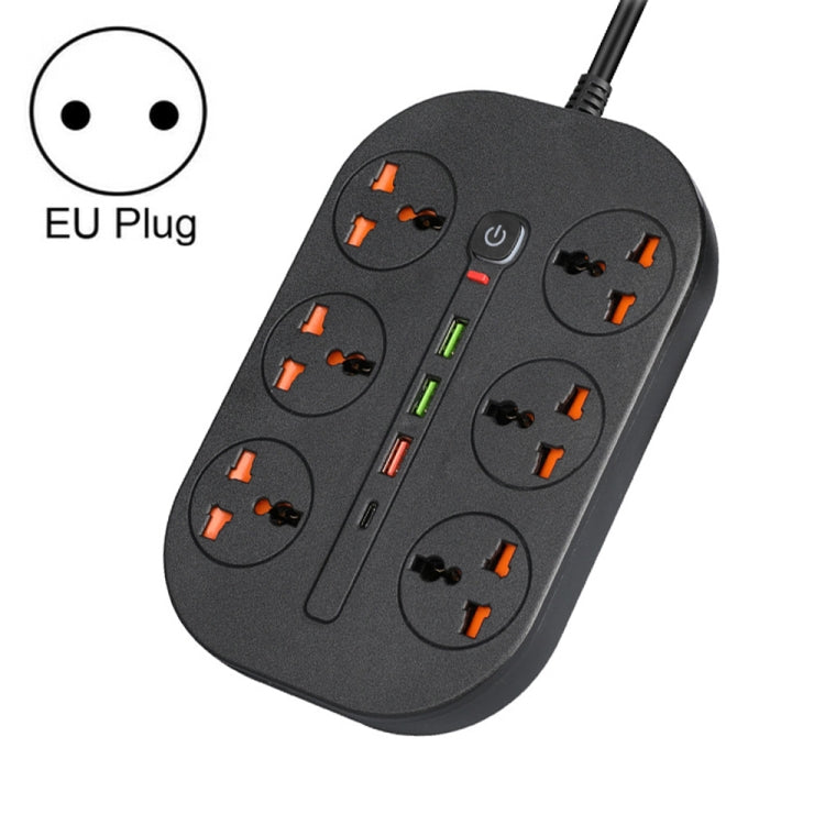 T21 PD3.0 + QC3.0 Spina a più fori 3000W Presa ad alta potenza, Spina UE