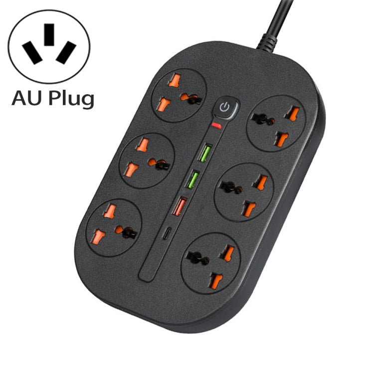 T21 PD3.0 + QC3.0 Presa multi-foro Presa ad alta potenza da 3000 W, spina AU