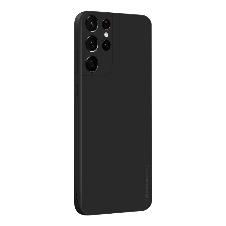 Custodia antiurto in TPU in silicone liquido serie Touching PINWUYO, For Samsung Galaxy S21 5G, For Samsung Galaxy S21+ 5G, For Samsung Galaxy?S21 Ultra 5G, For Samsung Galaxy S21 Ultra 5G
