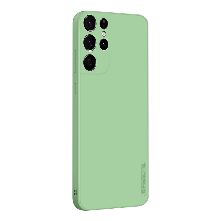 Custodia antiurto in TPU in silicone liquido serie Touching PINWUYO, For Samsung Galaxy S21 5G, For Samsung Galaxy S21+ 5G, For Samsung Galaxy?S21 Ultra 5G, For Samsung Galaxy S21 Ultra 5G