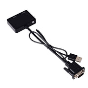 Adattatore VGA a HDMI Splitter VGA con convertitore audio da 3,5 mm
