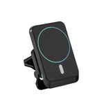 W-987 Staffa di uscita dell'aria per auto per caricabatterie wireless da 15 W con aspirazione magnetica per iPhone serie 12 e altri smartphone, W-987