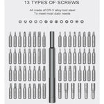 A63 Set di cacciaviti 63 in 1 Strumento di smontaggio e manutenzione del computer tablet cellulare, A63 63 in 1
