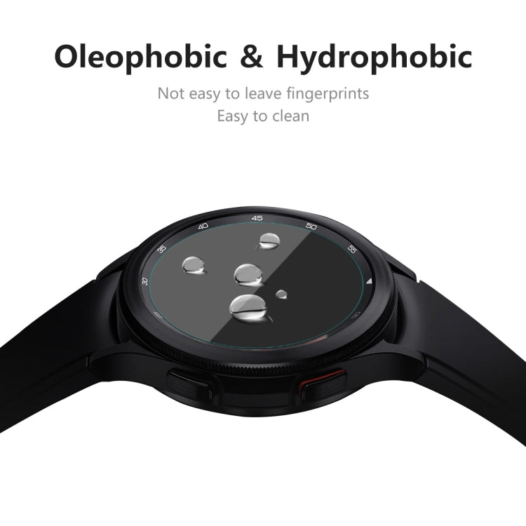 Per Samsung Galaxy Watch4 Classic 46mm ENKAY Hat-Prince Crystal Screen Protector Pellicola antigraffio per orologio, 1 PCS, 2 PCS