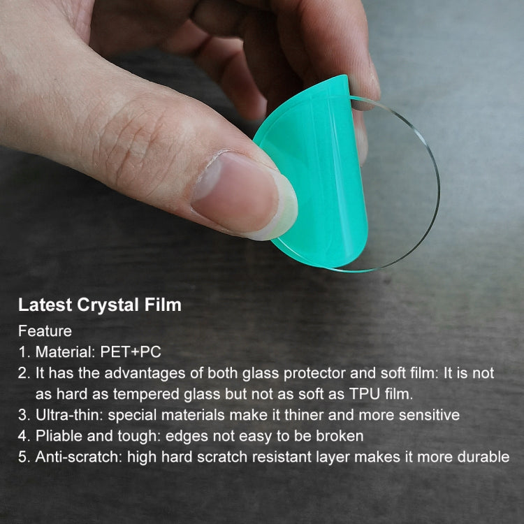 Per Samsung Galaxy Watch4 Classic 42mm ENKAY Hat-Prince Crystal Screen Protector Pellicola antigraffio per orologio, 1 PCS, 2 PCS