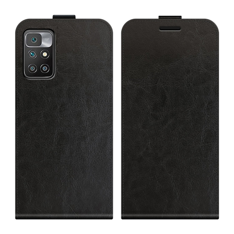 Per Xiaomi Redmi 10 R64 Texture Custodia protettiva in pelle a vibrazione verticale singola con slot per schede e cornice per foto, For Xiaomi Redmi 10