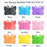Custodia protettiva a prova di caduta per bambini in EVA con staffa a farfalla, For Huawei MatePad T 10s 10.1 / T10 9.7