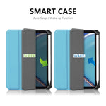 Custodia in pelle ENKAY Custer Texture Flip orizzontale PU + TPU con supporto a tre pieghe e funzione Sleep / Wake-up e portapenne per iPad mini 6 2021, For iPad mini 6 2021