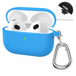 ENKAY Hat-Prince Custodia protettiva in silicone ispessito Custodia antiurto con portachiavi per Apple AirPods Pro 2 2021