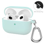ENKAY Hat-Prince Custodia protettiva in silicone ispessito Custodia antiurto con portachiavi per Apple AirPods Pro 2 2021