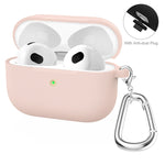 ENKAY Hat-Prince Custodia protettiva in silicone ispessito Custodia antiurto con portachiavi per Apple AirPods Pro 2 2021