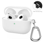 ENKAY Hat-Prince Custodia protettiva in silicone ispessito Custodia antiurto con portachiavi per Apple AirPods Pro 2 2021