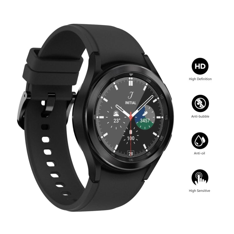Per Samsung Galaxy Watch4 Classic 46mm ENKAY Hat-Prince Copertura a schermo intero senza pellicola morbida in TPU, 1 PC, 2 PCS