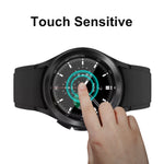 Per Samsung Galaxy Watch4 Classic 46mm ENKAY Hat-Prince Copertura a schermo intero senza pellicola morbida in TPU, 1 PC, 2 PCS