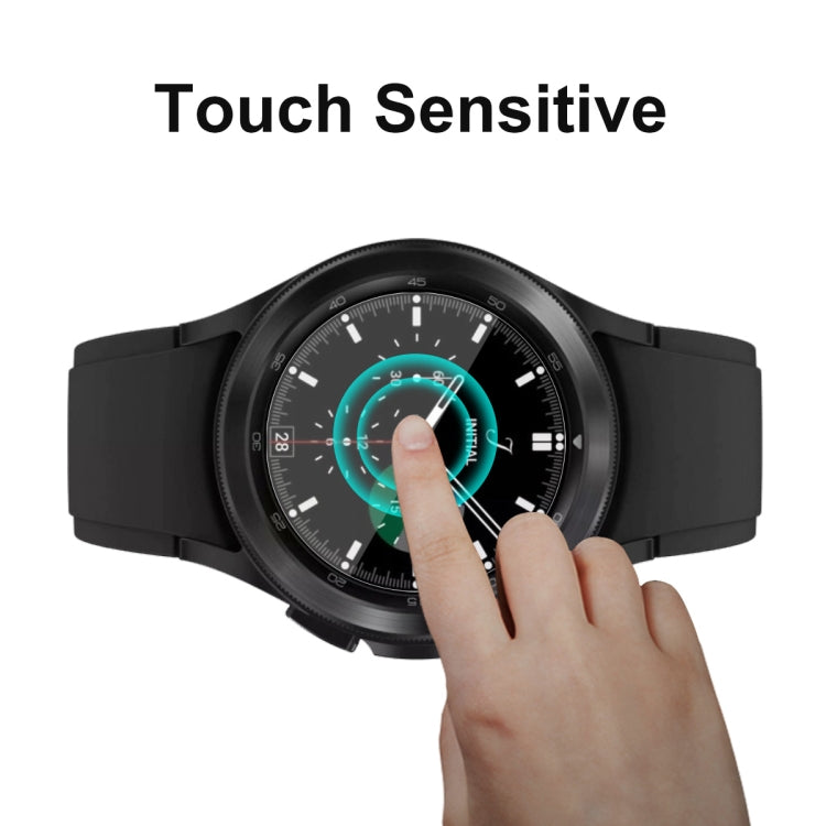 Per Samsung Galaxy Watch4 Classic 46mm ENKAY Hat-Prince Copertura a schermo intero senza pellicola morbida in TPU, 1 PC, 2 PCS
