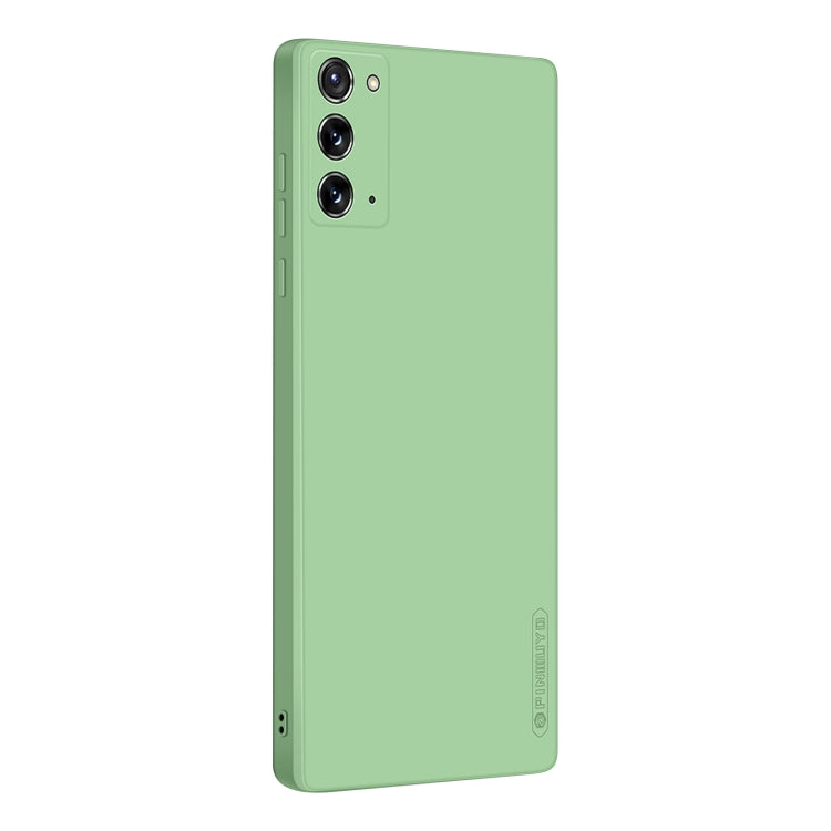 Custodia antiurto in TPU in silicone liquido serie Touching PINWUYO, For Samsung Galaxy Note20, For Samsung Galaxy Note20 Ultra