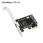 Scheda LAN da gioco PCI-E da 2,5 G PCI-E RTL8125 RJ45 Gigabit da 2500 Mbps