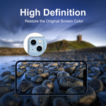 ENKAY Hat-Prince Case Friendly Pellicola per fotocamera in vetro temperato Protezione antigraffio per iPhone 13/13 mini, 1 Set, 2 Set, 5 Set, 10 Set