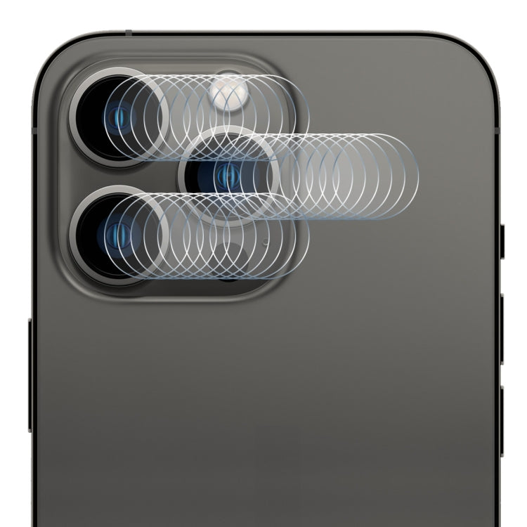 ENKAY Hat-Prince Custodia in vetro temperato per obiettivo della fotocamera Pellicola protettiva antigraffio per iPhone 13 Pro / 13 Pro Max, 1 Set, 2 Set, 5 Set, 10 Set