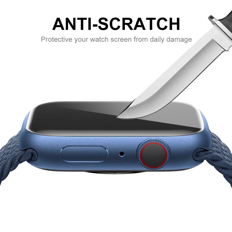 ENKAY Hat-Prince 3D Full Coverage Soft PC Edge + PMMA HD Pellicola proteggi schermo per Apple Watch Series 7 45mm, 1 PCS, 2 PCS, 5 PCS, 10 PCS