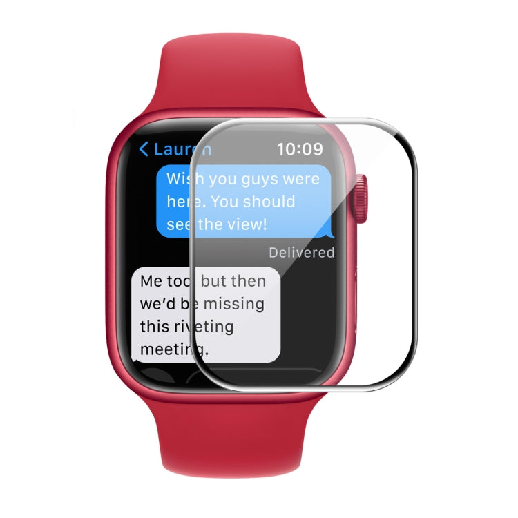 Per Apple Watch Series 7 41mm ENKAY Hat-Prince 3D Full Coverage Soft PC Edge + PMMA HD Screen Protector Film, 1 PC, 2 PCS, 5 PCS, 10 PCS