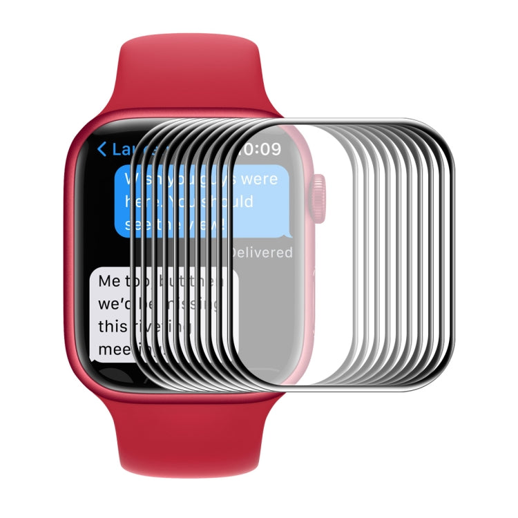 Per Apple Watch Series 7 41mm ENKAY Hat-Prince 3D Full Coverage Soft PC Edge + PMMA HD Screen Protector Film, 1 PC, 2 PCS, 5 PCS, 10 PCS