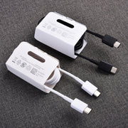 XJ-69 2 PCS 1m 3A USB-C / Tipo-C a Tipo-C TPU Cavo dati di sincronizzazione ricarica per telefono cellulare, 2 PCS