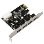 Adattatore Pci-E per scheda di espansione Pci Express USB 3.0 a 4 porte