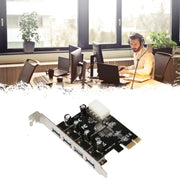 Adattatore Pci-E per scheda di espansione Pci Express USB 3.0 a 4 porte